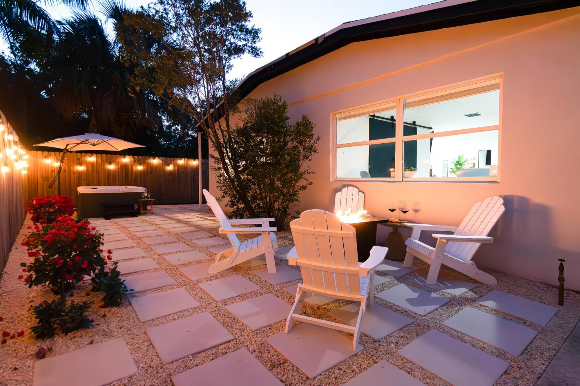 West Palm Beach Elegant 5Br With Hot Tub And Fire Pit Near Beach エクステリア 写真
