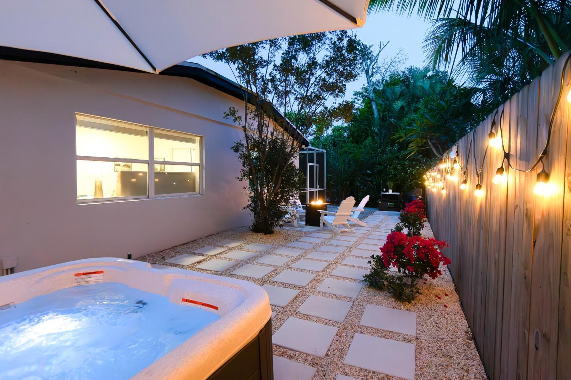 West Palm Beach Elegant 5Br With Hot Tub And Fire Pit Near Beach エクステリア 写真